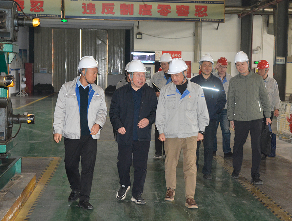 集團(tuán)公司領(lǐng)導(dǎo)蒞臨開(kāi)封鐵塔橡膠調(diào)研指導(dǎo)